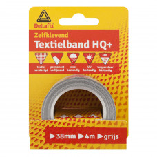 WATERVAST TEXTIELBAND GRIJS 4 M 38 MM