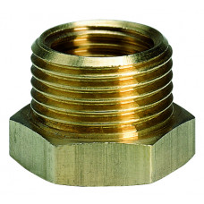 REDUCEERNIPPEL R 1/2" BUITENDRAAD, R3/8" BINNENDRAAD