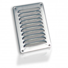 SCHOEPENROOSTER VERVAARDIGD VAN ALUMINIUM, MET OMGEZETTE RAND, OPBOUW.