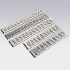 VENTILATIESTRIP 500X80MM ALUMINIUM WIT