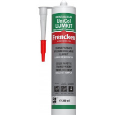 UNICOL LIJMKIT TRANSPARANT KOKER 290 ML