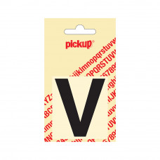 PLAKLETTER HELVETICA 60 MM ZWART V