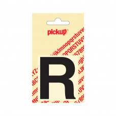 PLAKLETTER HELVETICA 60 MM ZWART R