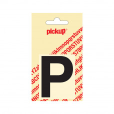 PLAKLETTER HELVETICA 60 MM ZWART P