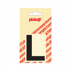 PLAKLETTER HELVETICA 60 MM ZWART L