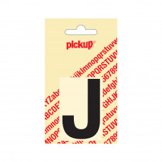 PLAKLETTER HELVETICA 60 MM ZWART J