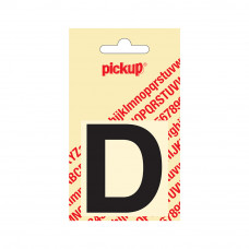 PLAKLETTER HELVETICA 60 MM ZWART D