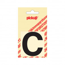 PLAKLETTER HELVETICA 60 MM ZWART C