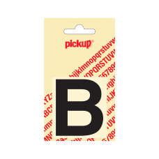 PLAKLETTER HELVETICA 60 MM ZWART B