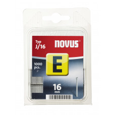 NOVUS, NAGELS (BRADS), E J 16MM , 1000 ST.