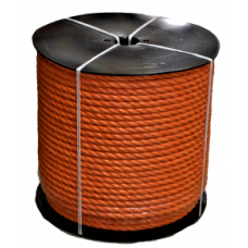 10MM POLYPROP ORANJE 220M 3STRENGS (TOUW)